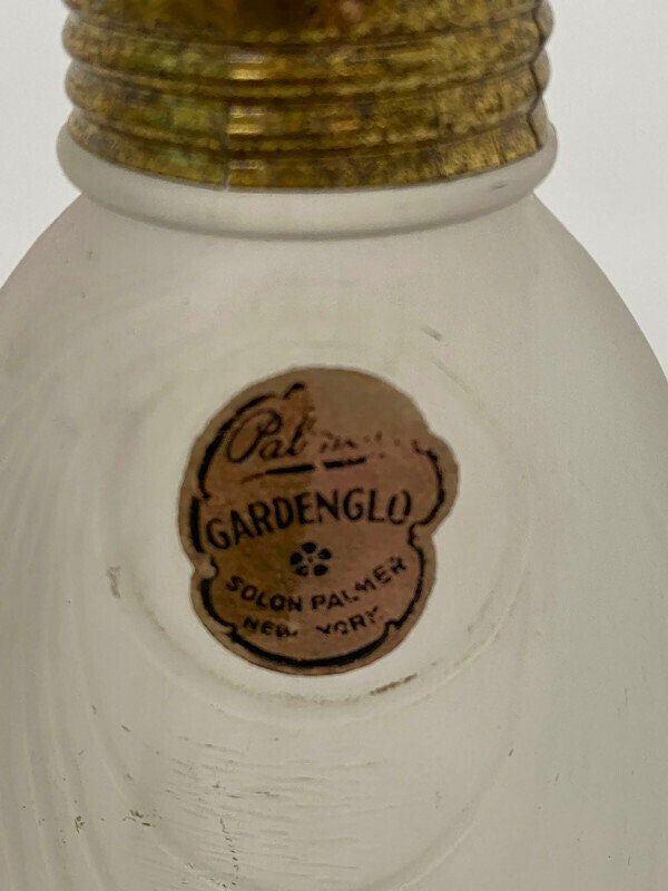 Antique Palmer Gardenglo Talc Bottle