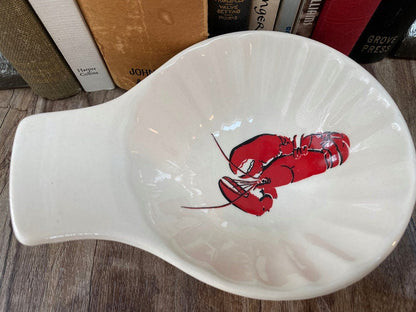 Vintage Ceramic Lobster Tabbed Butter Bowl by Eastern China NY U.S.A.