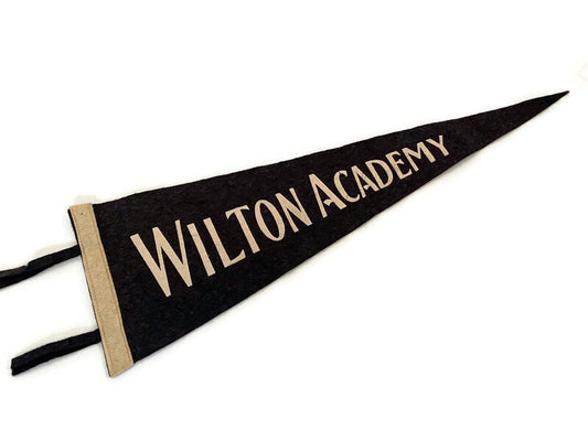 Vintage Wilton Academy Pennant