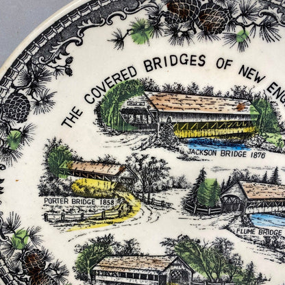 Vintage Covered Bridges of New England Plate