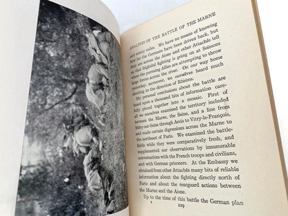 Antique First Edition Book, The Note-Book of an Attache, Seven Months in the War Zone