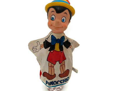 Vintage 1950s Pinocchio Hand Puppet