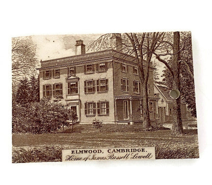 Antique Ceramic Calendar Tile - Elmwood, Cambridge, Massachusetts