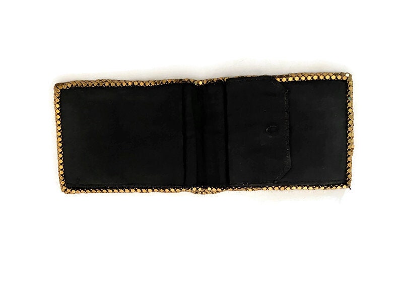 Vintage Whiting & Davis Gold Metal Mesh Wallet