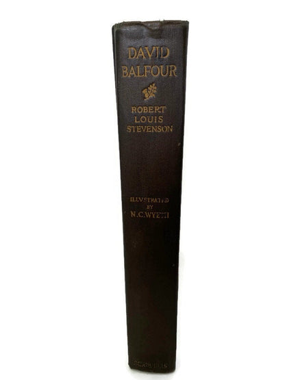 1937 Book, David Balfour by Robert Louis Stevenson, N.C. Wyeth Illus.