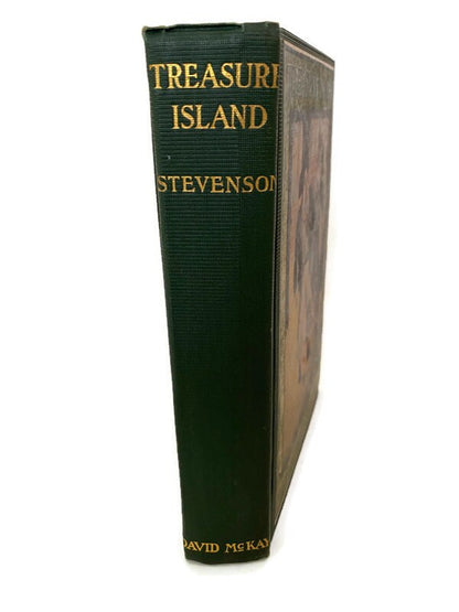 Antique Book, Treasure Island by Robert Louis Stevenson