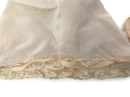 Vintage Silk Baby Bonnet by S&L