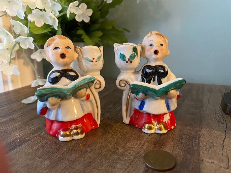 Midcentury Choirboy Candle Holders