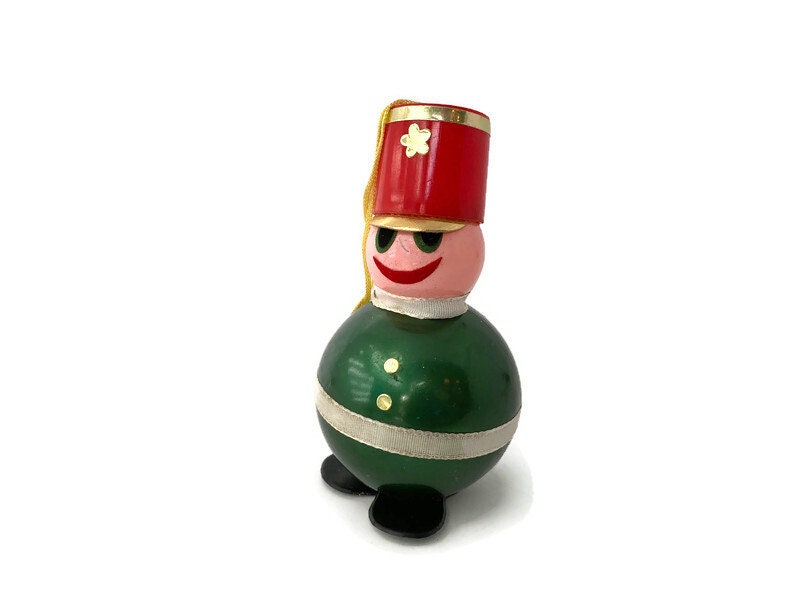 Vintage Soldier Christmas Ornament