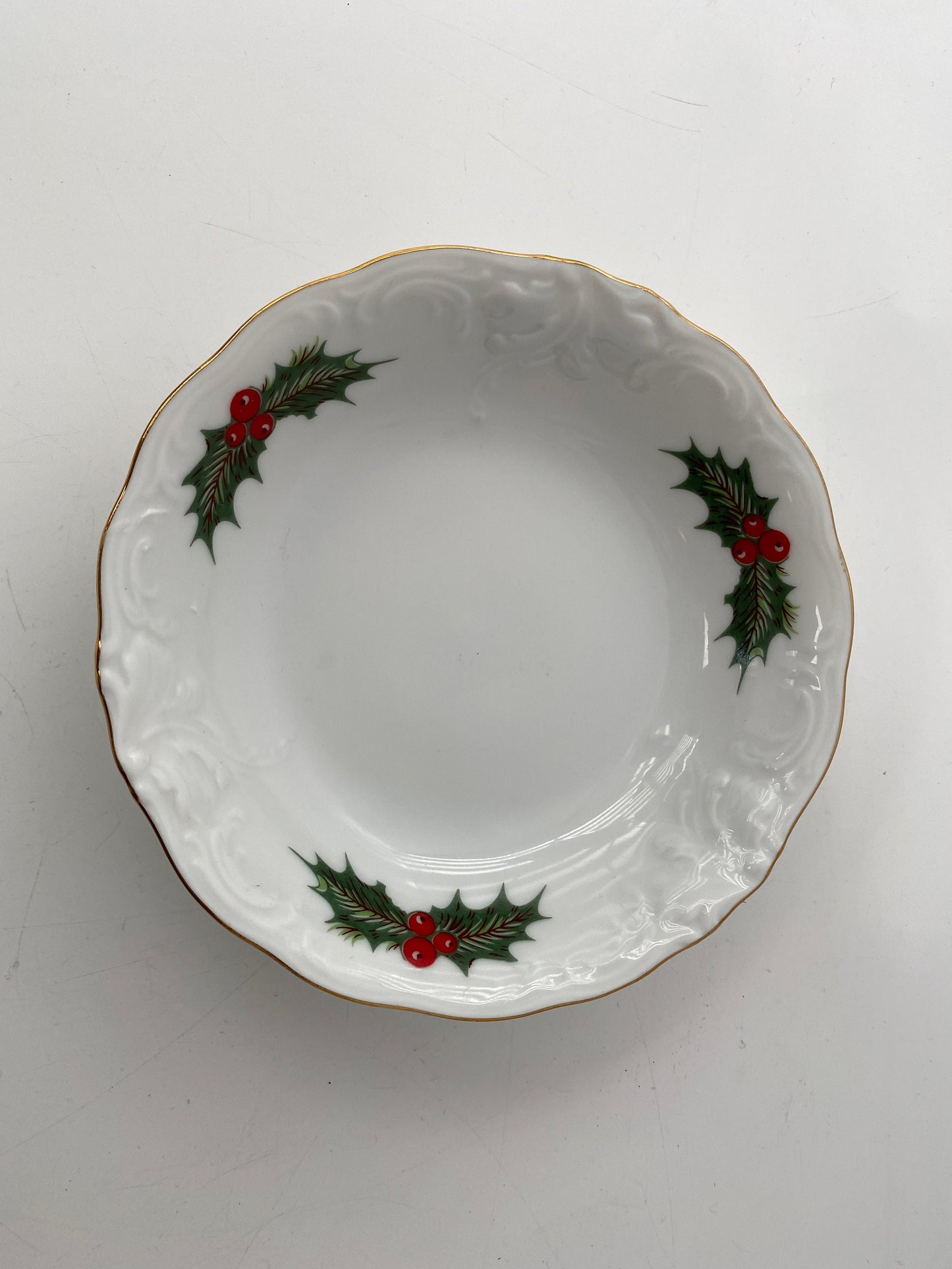 Vintage Christmas Dish by Royal Kent