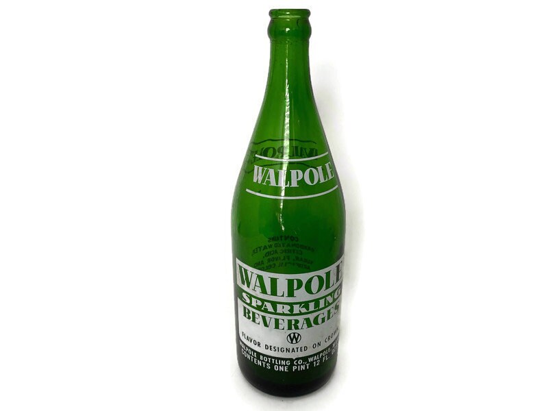 Vintage Walpole Beverages Quart Bottle