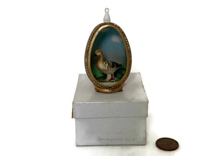 Mid-century Bone China Ceramic Egg Diorama