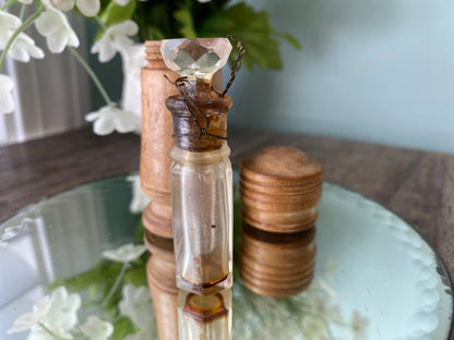Antique Elizabeth Arden Perfume Bottle in Wood Case