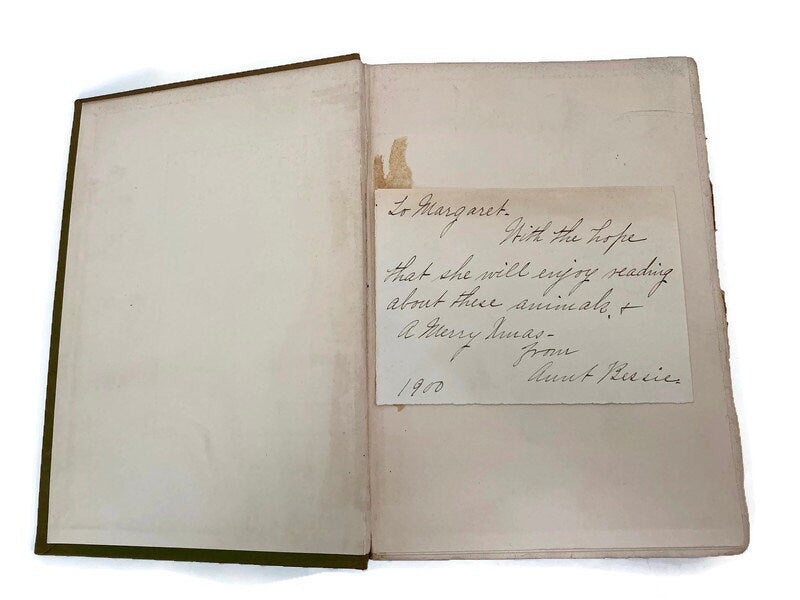 Antique Book, Wild Animals I Have Known by Ernest Seton-Thompson