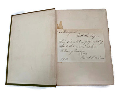 Antique Book, Wild Animals I Have Known by Ernest Seton-Thompson