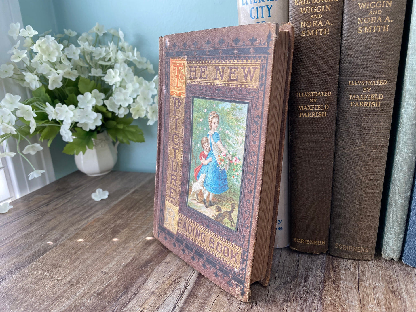 Rare Antique Book, The New Picture Reading Book, 1872