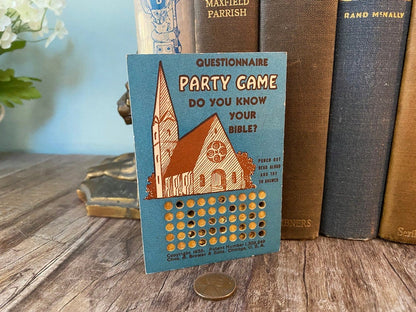 1938 Party Game, Do You Know Your Bible?