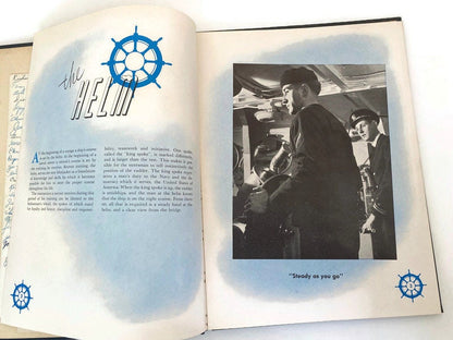 Vintage Book, The Helm, 1951 United States Naval Training Station