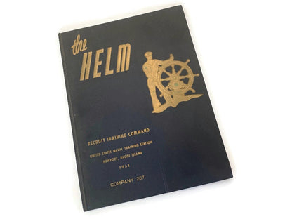 Vintage Book, The Helm, 1951 United States Naval Training Station