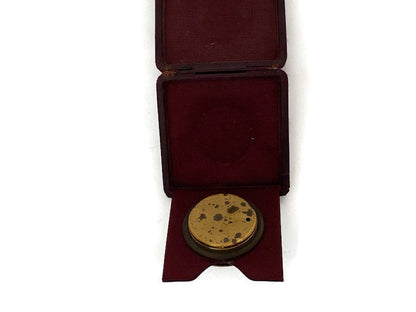 Antique German Barometer in Folding Leather Case