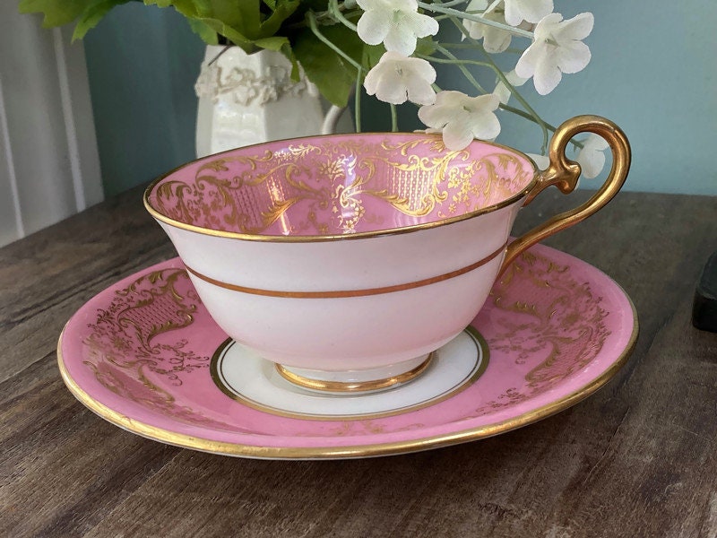 Antique Ovington Brothers Cup and Saucer Set, Royal Doulton