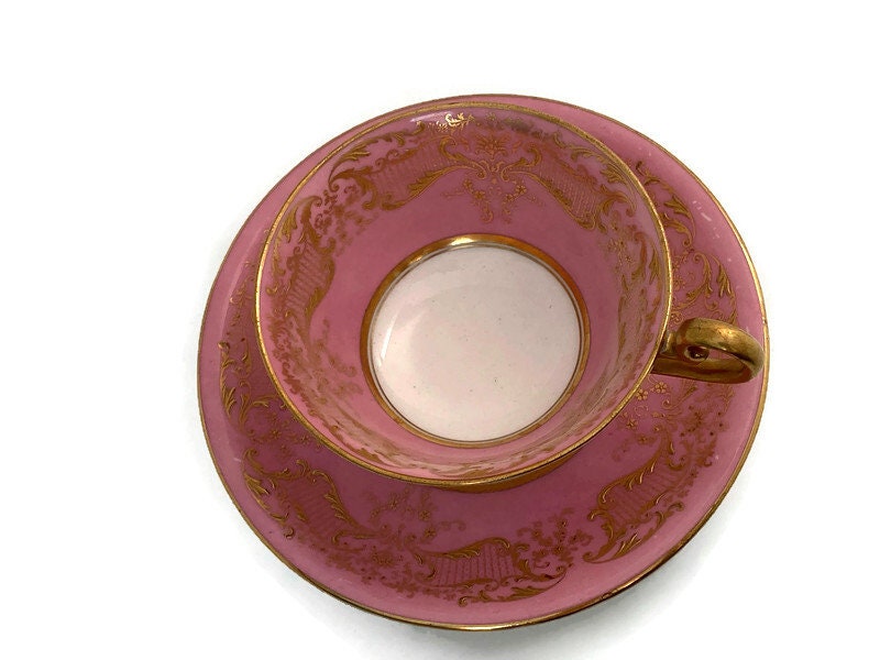 Antique Ovington Brothers Cup and Saucer Set, Royal Doulton