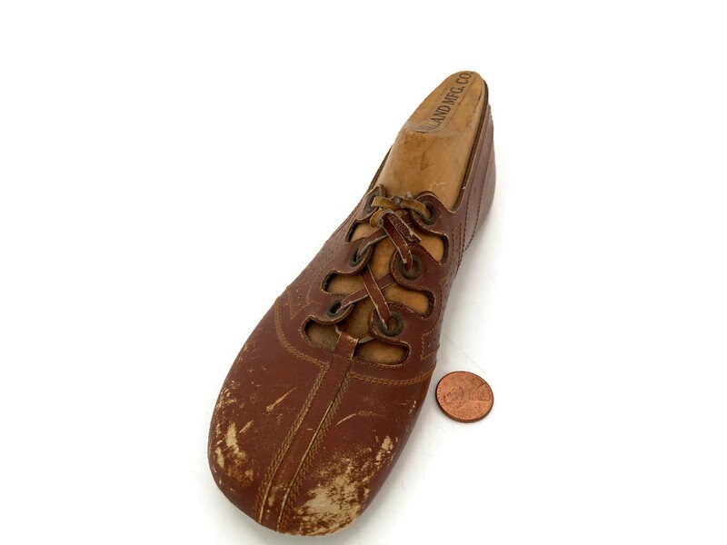Vintage Child's Wood Shoe Manufacturer's Sample