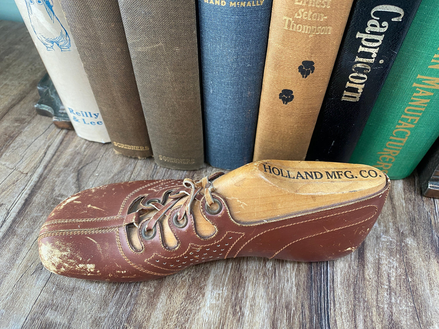 Vintage Child's Wood Shoe Manufacturer's Sample