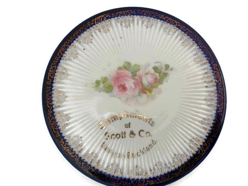 Antique Advertising Plate, Scott & Co., Bangor Rockland Maine