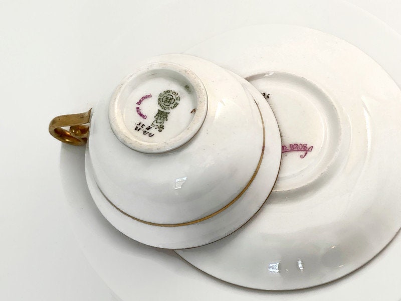 Antique Ovington Brothers Cup and Saucer Set, Royal Doulton