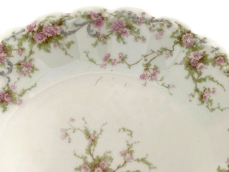 Antique French Limoges Bowl, Theodore Haviland 1903 Mark