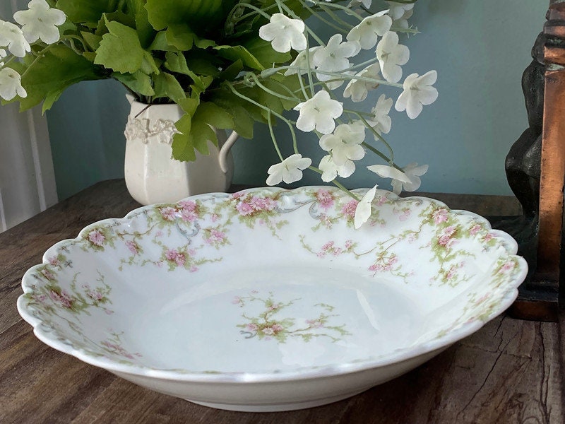 Antique French Limoges Bowl, Theodore Haviland 1903 Mark