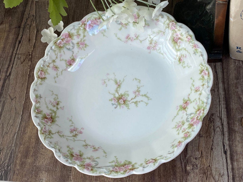 Antique French Limoges Bowl, Theodore Haviland 1903 Mark