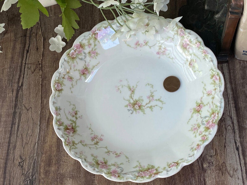 Antique French Limoges Bowl, Theodore Haviland 1903 Mark