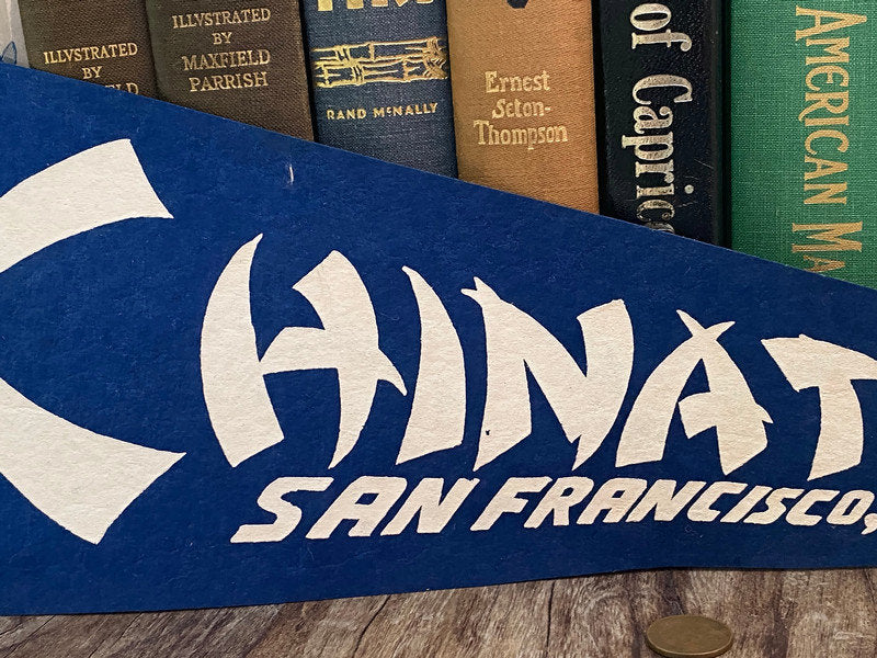 Vintage Chinatown, San Francisco Souvenir Pennant