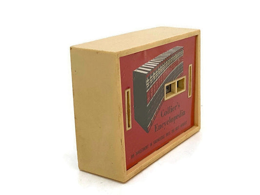 Midcentury Collier's Encyclopedia Advertising Calendar Bank