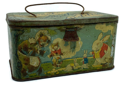 Antique Tin Litho Sweets for the Kiddies