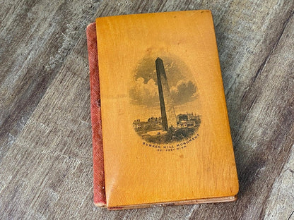 Antique Bunker Hill Monument Souvenir Needlecase, Mauchline Ware