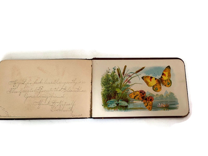 Antique 1894 Autograph Album
