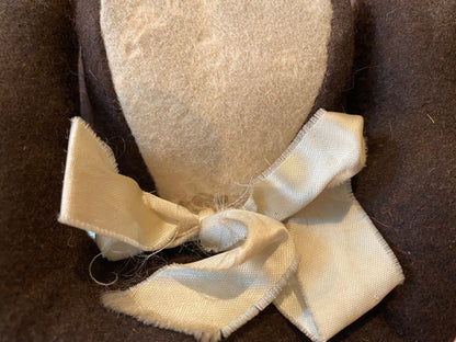 Midcentury Stuffed Toy Dog, Pete the College Pup