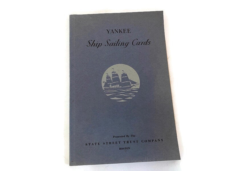 Vintage Softbound Book, Yankee Ship Sailing Cards