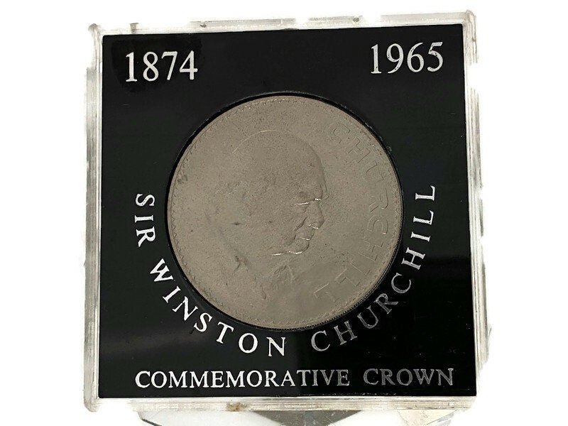 Vintage Winston Churchill Commemorative Crown, 1874-1965