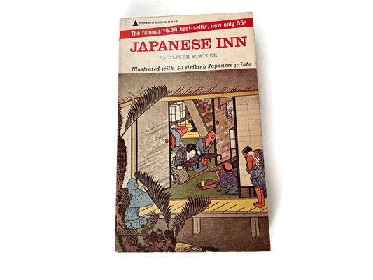 Vintage Paperback Book, Japanese Inn by Oliver Statler