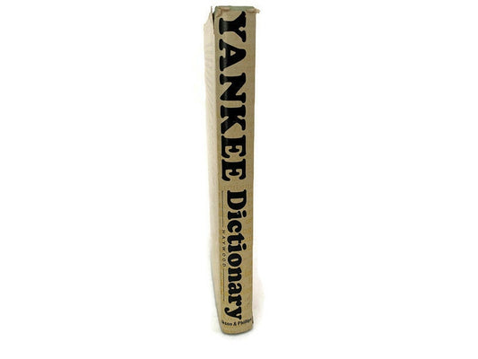 Vintage Hardcover Book, Yankee Dictionary by Charles F. Haywood