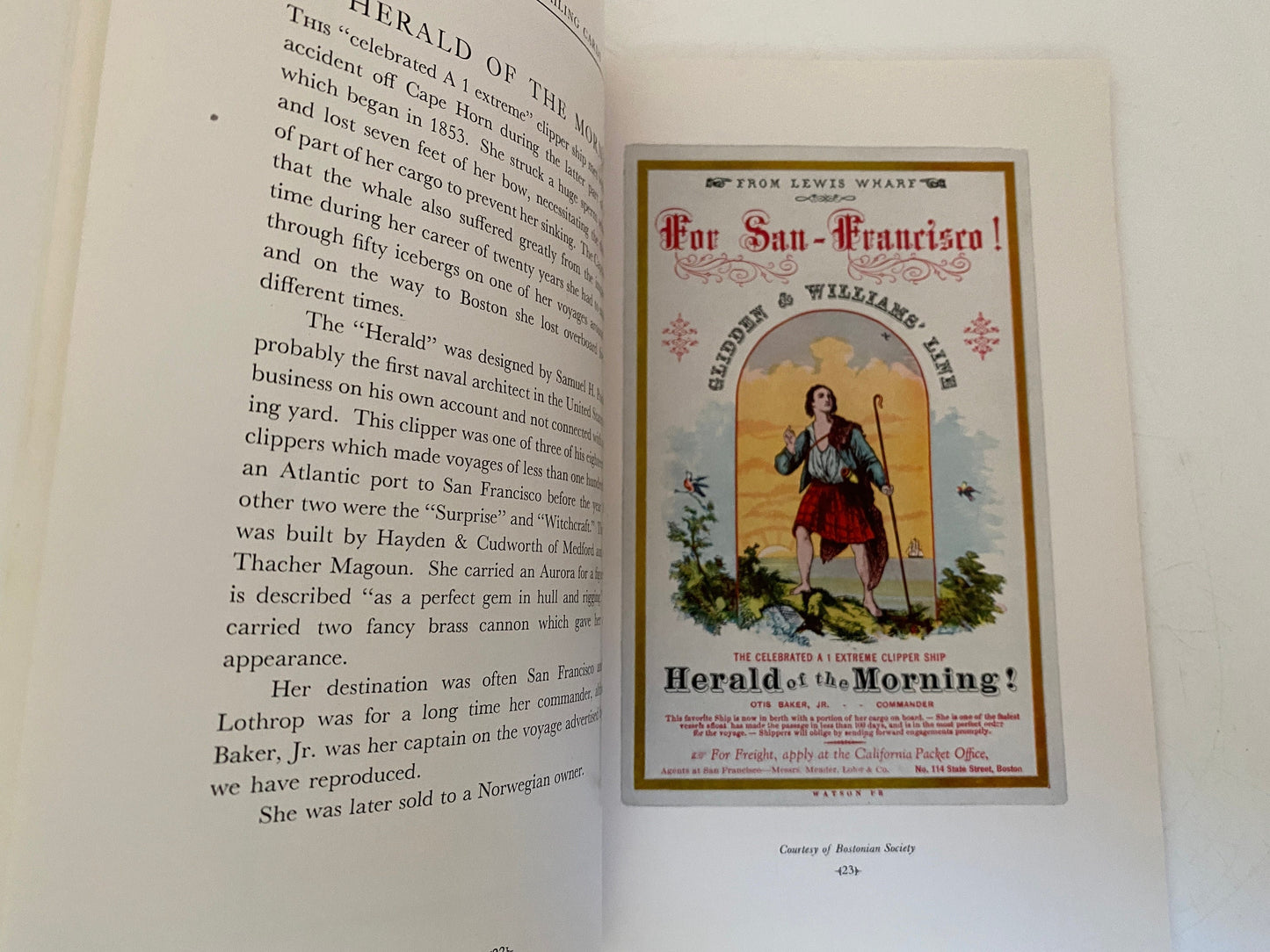Vintage Softbound Book, Yankee Ship Sailing Cards