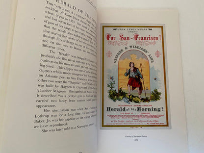 Vintage Softbound Book, Yankee Ship Sailing Cards
