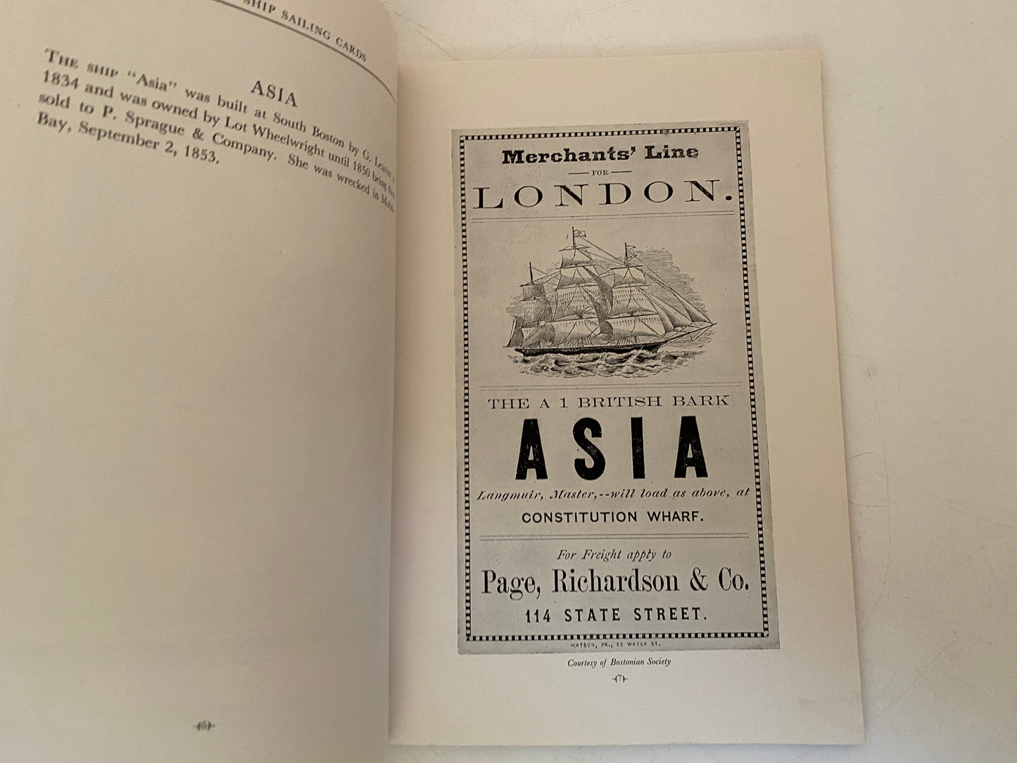 Vintage Softbound Book, Yankee Ship Sailing Cards