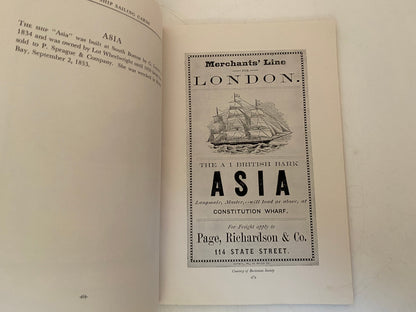Vintage Softbound Book, Yankee Ship Sailing Cards
