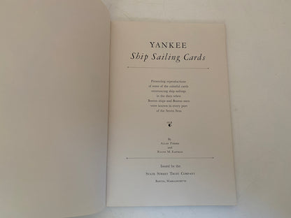 Vintage Softbound Book, Yankee Ship Sailing Cards