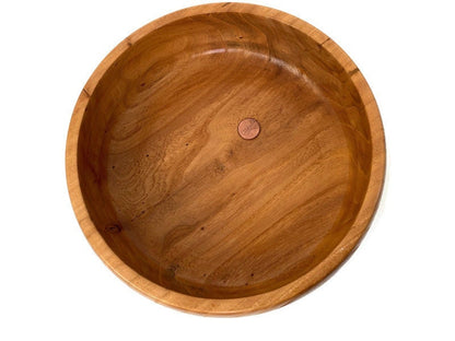Vintage Turned Wood Bowl